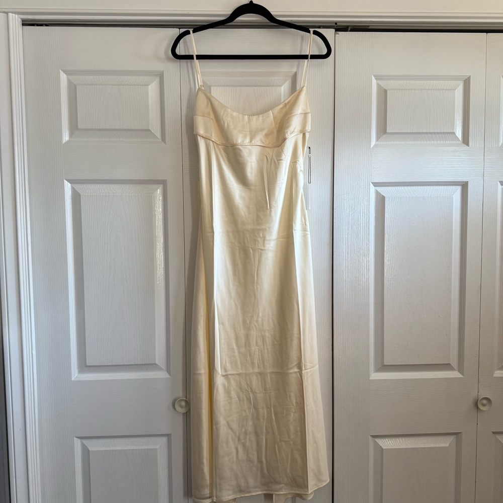 JASON WU Elegant Cream Slip Dress